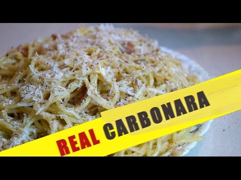 Katy \u0026 Acho Cooking - ნამდვილი პასტა კარბონარა / Real Pasta Carbonara